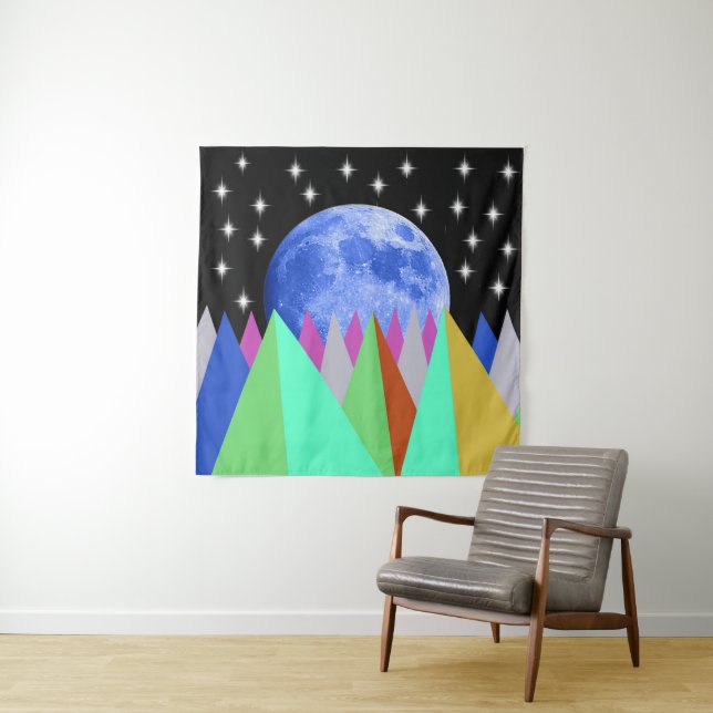 Blue Moon Tapestry (In Situ)