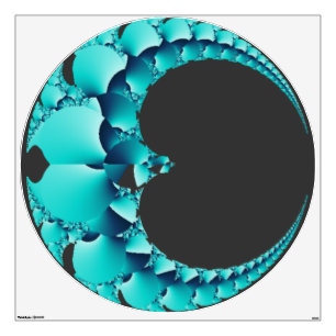 blue moon wall sticker