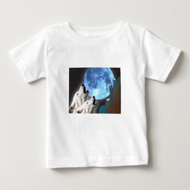 Blue Moon Wolves Infant T-Shirt (Front)