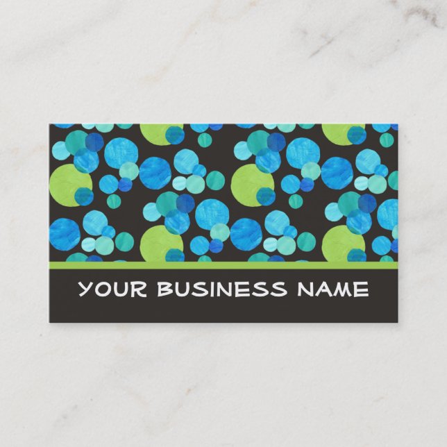 Blue Moons Business Card to Customize (Front)