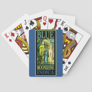 BLUE MOONSHINE INDICA POKER CARDS