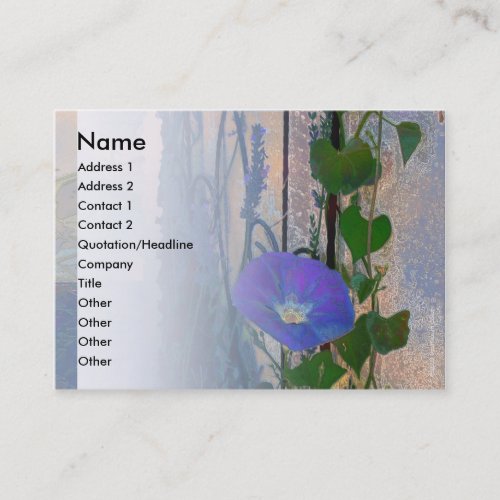 Blue Morning Glory Blend Business Card