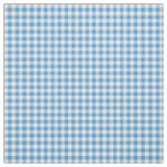Blue Morning Glory Check Gingham Pattern Fabric