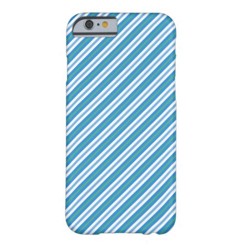 Blue Morning Glory Deckchair Stripe iPhone 6 Case