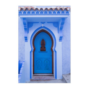 Blue Moroccan Door Acrylic Print