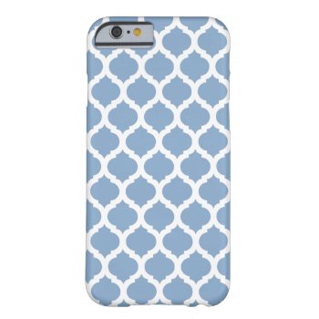 Blue Moroccan Pattern Iphone 6 Case by EnduringMoments at Zazzle