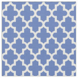 Blue Moroccan Print Fabric