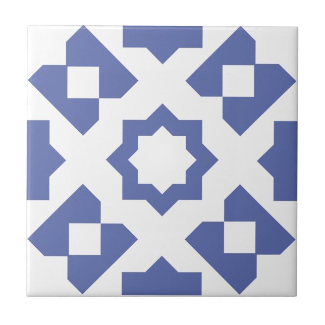 Blue Moroccan tile 10 (Front)
