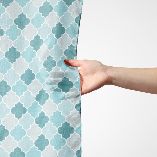 Blue Moroccan Trellis, Latticework, Quatrefoil Scarf (Creator Uploaded)