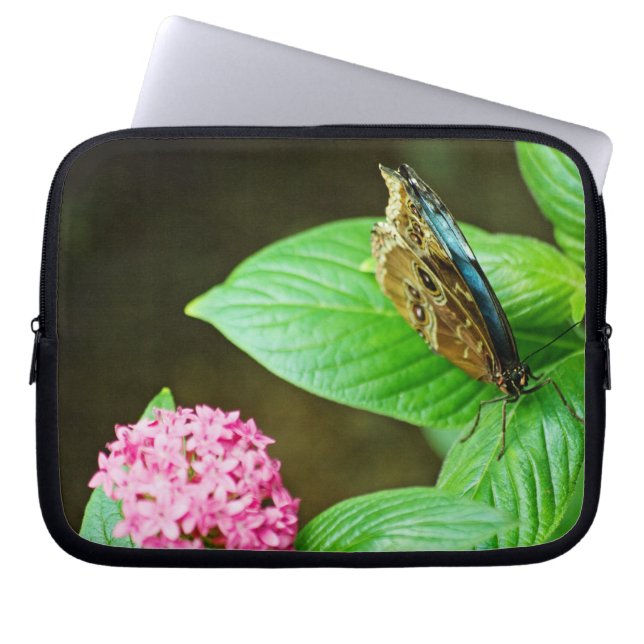 Blue Morpho 143 Laptop Sleeve (Front)