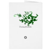 Blue Morpho Butterfly 1865 Spring Personalize Art Cards (Back)
