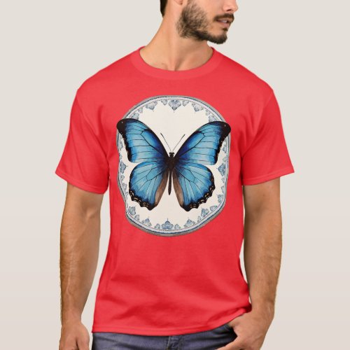 Blue Morpho Butterfly 1 T_Shirt