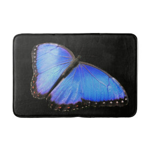 Blue Morpho Butterfly Bath Mat