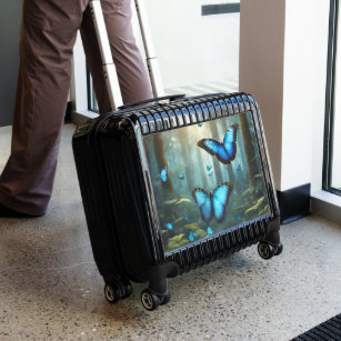 Blue Morpho Butterfly Luggage
