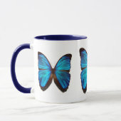 Blue morpho butterfly mug (Left)
