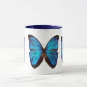 Blue morpho butterfly mug (Center)