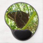 Blue Morpho Butterfly Nature Photography Gel Mouse Pad