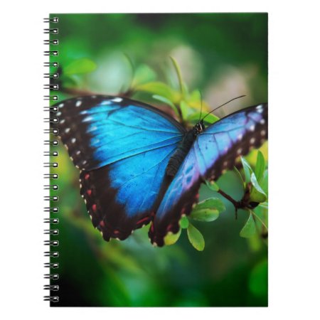 Blue Morpho Butterfly Notebook