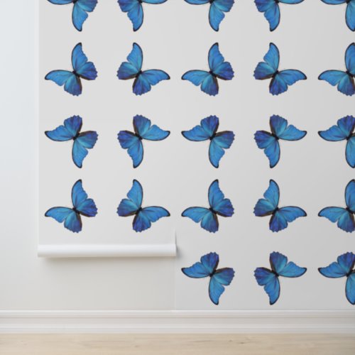 Blue Morpho Butterfly Peel  Stick Wallpaper