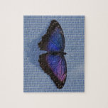 Blue Morpho Butterfly Puzzle at Zazzle