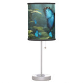 Blue Morpho Butterfly Table Lamp (Left)