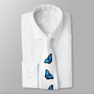 Blue Morpho Butterfly Tie