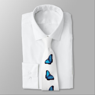 Blue Morpho Butterfly Tie