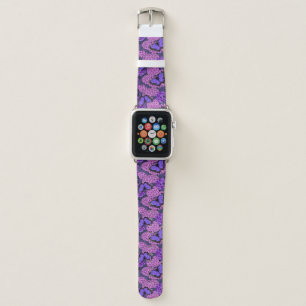 Blue morpho garden 2 apple watch band