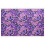 Blue morpho garden 2 fabric