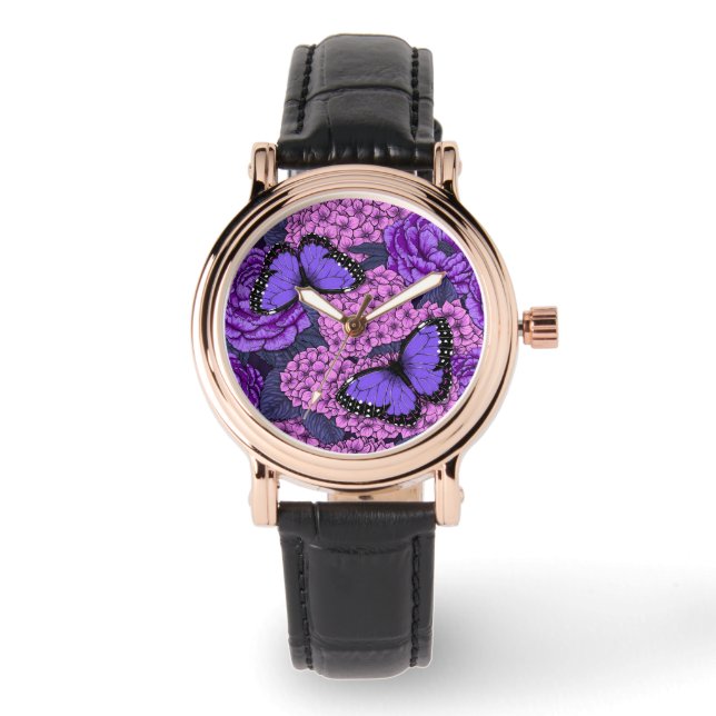 Blue morpho garden 2 watch (Front)