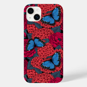 Blue morpho garden Case-Mate iPhone 14 plus case