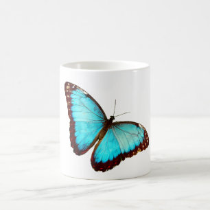 Blue Morpho Rainforest Butterfly Coffee Mug