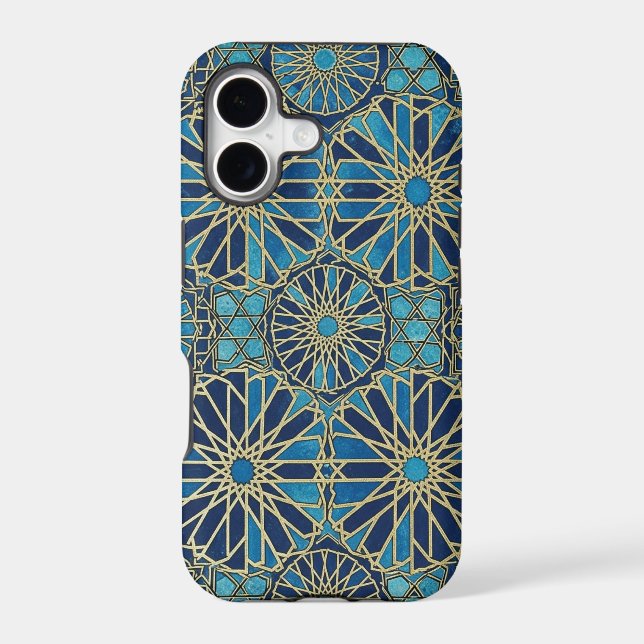 blue mosaic Case-Mate iPhone case (Back)