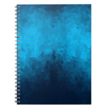 Blue Mosaic Geometric Pattern