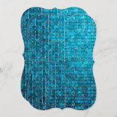 Blue mosaic pattern (Front/Back)