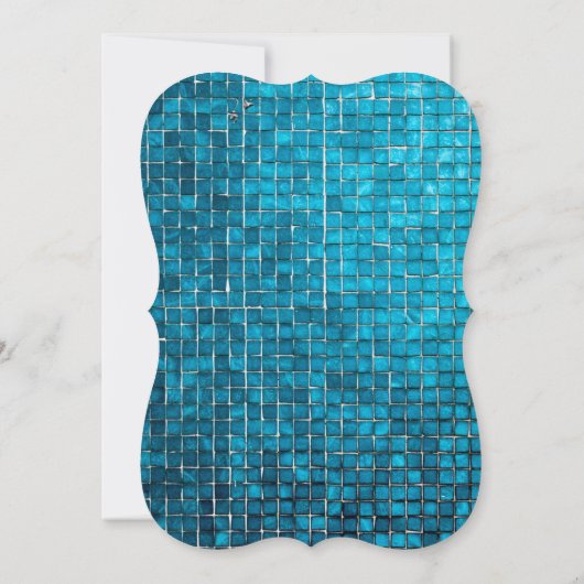 Blue mosaic pattern (Back)