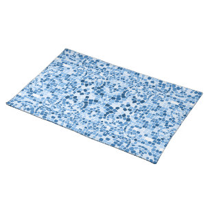 Blue Mosaic Placemats