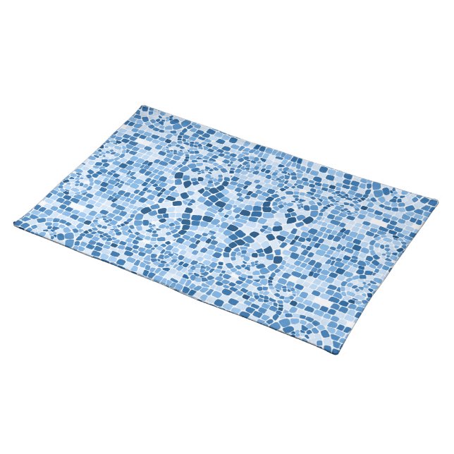 Blue Mosaic Placemats (On Table)