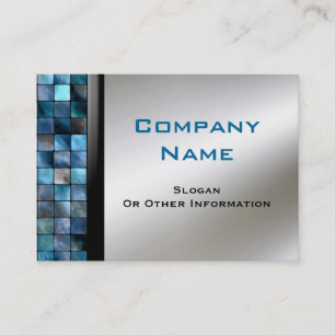 Blue Mosaic Tiles Business Cards