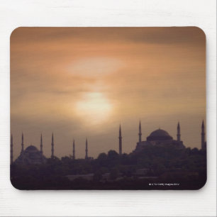 Blue Mosque and Hagia Sophia Turkey, Istanbul Mouse Pad