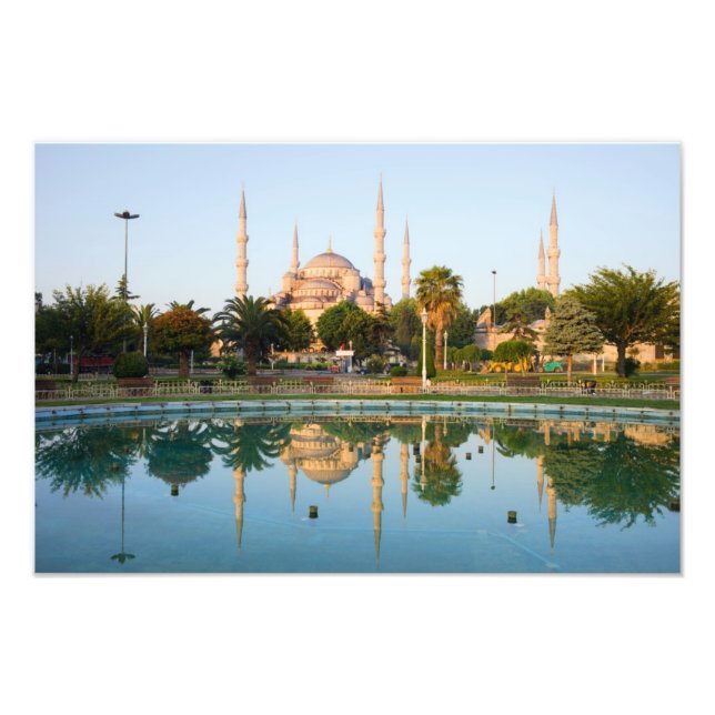 Blue Mosque at Dawn Photo Print (Front)