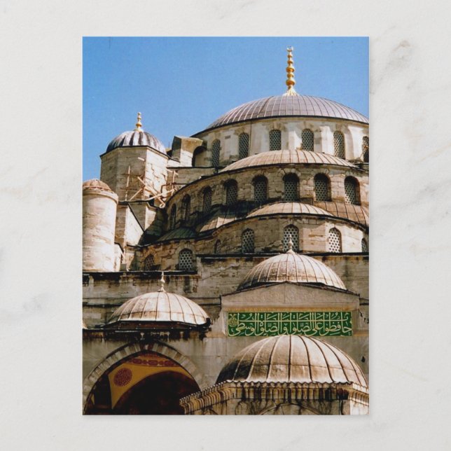 blue mosque camii postcard (Front)