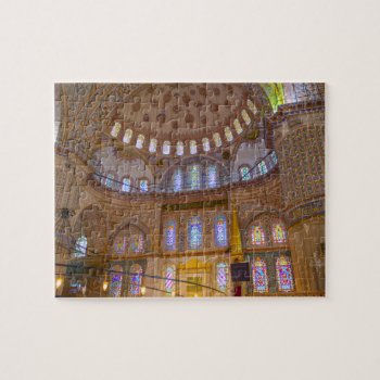Blue Mosque In Istanbul Turkey Jigsaw Puzzle by bbourdages at Zazzle