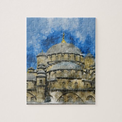 Blue Mosque in Istanbul Turkey Jigsaw Puzzle