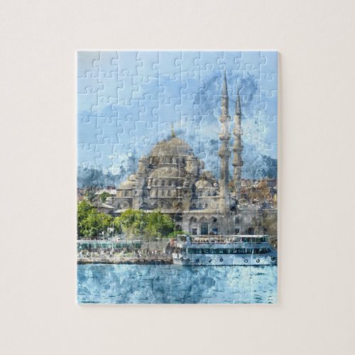 Blue Mosque in Istanbul Turkey Jigsaw Puzzle