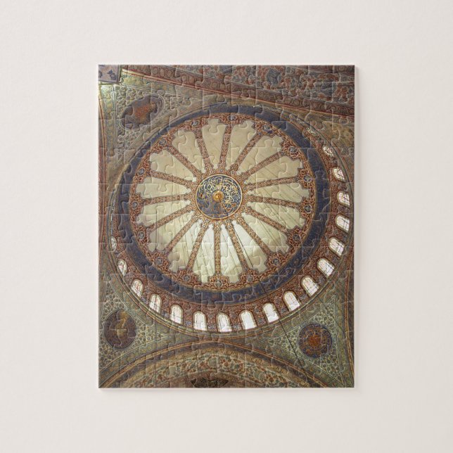 Blue Mosque Interior Istanbul, Turkey Jigsaw Puzzle (Vertical)