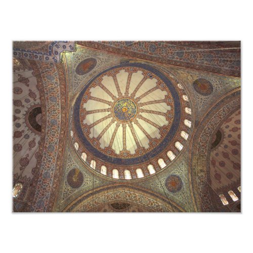Blue Mosque Interior Istanbul Turkey Photo Print