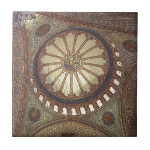 Blue Mosque Interior Istanbul Turkey Tile