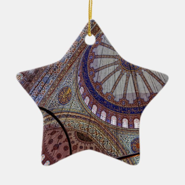 Blue Mosque Istanbul Ceramic Ornament (Front)