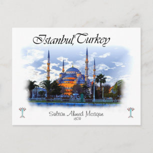 Blue Mosque- Istanbul Postcard